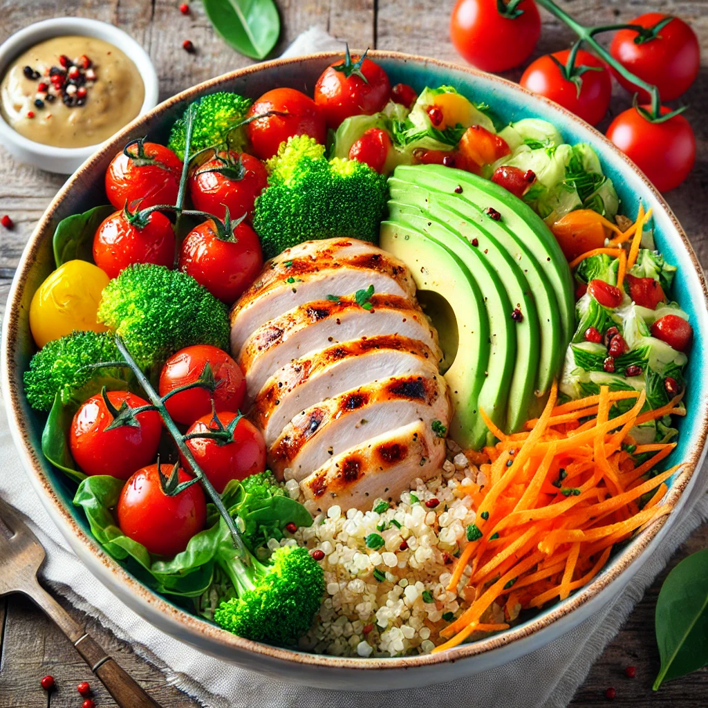 Healthy Chicken & Veg Bowl – A Nutritious Meal for Any Time